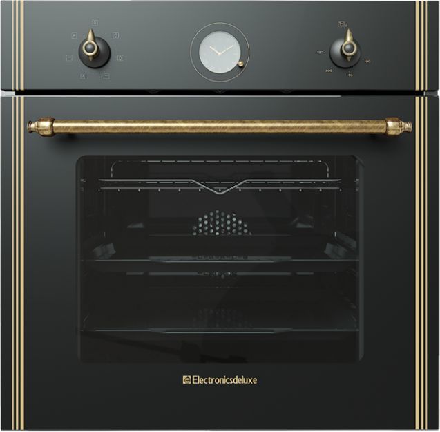 фото Встраиваемый электрический духовой шкаф electronicsdeluxe 6006.05эшв-010 black