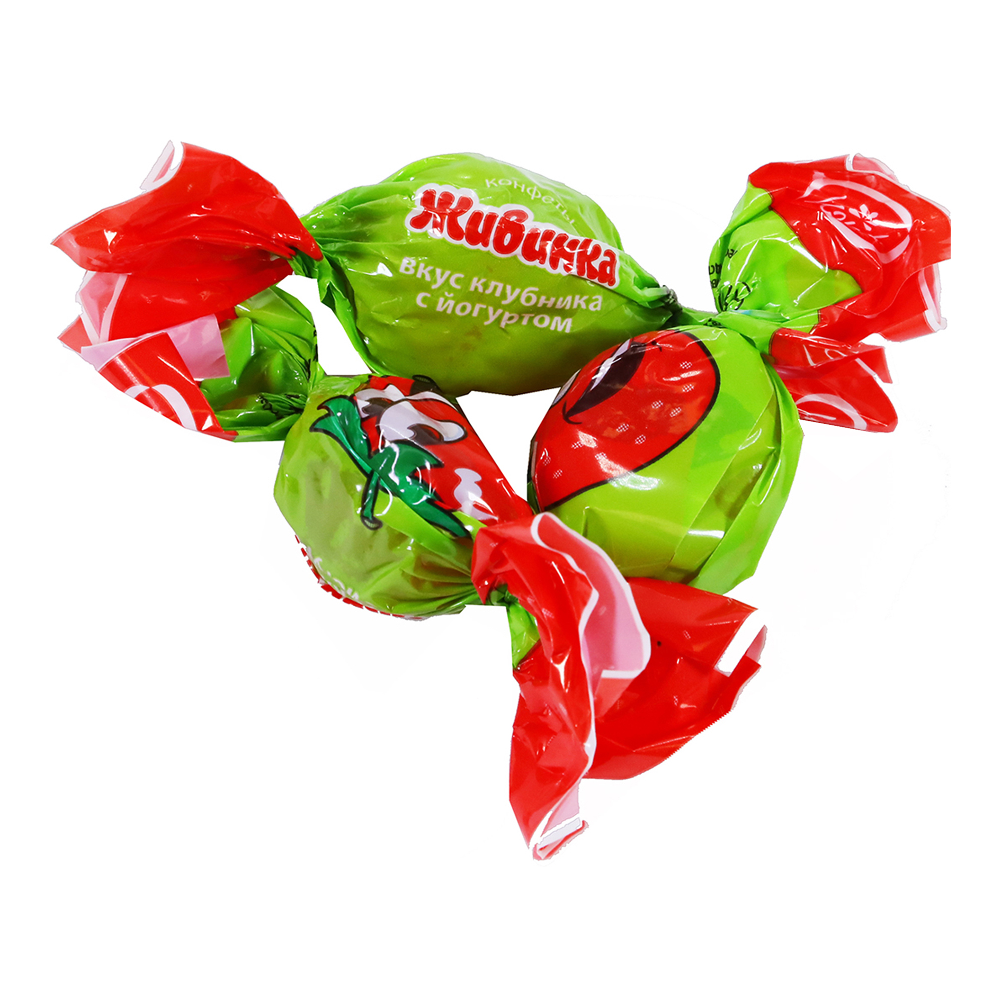 

Конфеты желейные Konti Живинка клубника с йогуртом