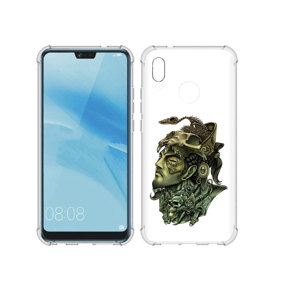 

Чехол MyPads Tocco для Huawei P20 Lite бронзовый воин (PT130405.51.248), Прозрачный, Tocco