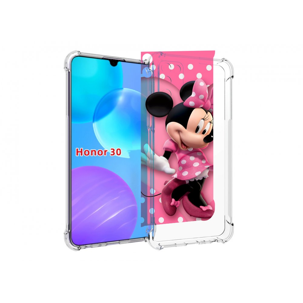 

Чехол MyPads Минни-Маус-в-сердце женский для Huawei Honor 30 Lite, Tocco