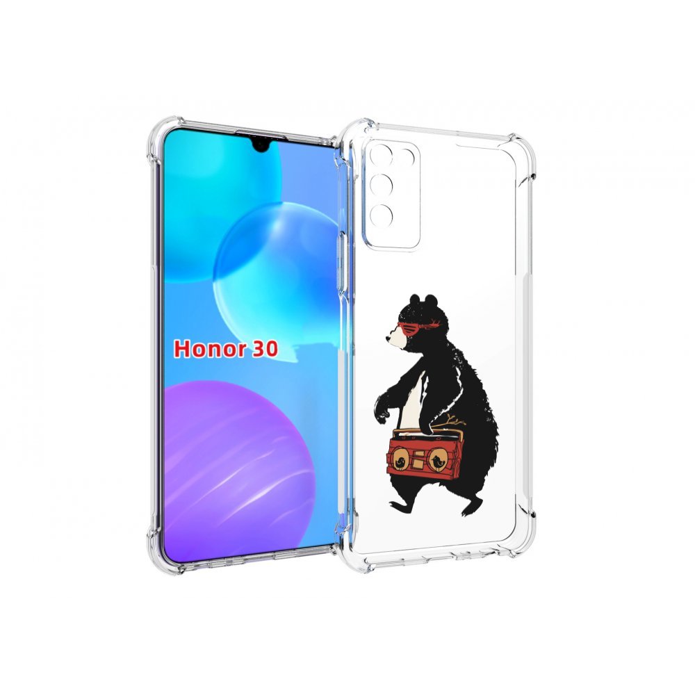 

Чехол MyPads Музыкальный медведь для Huawei Honor 30 Lite, Tocco