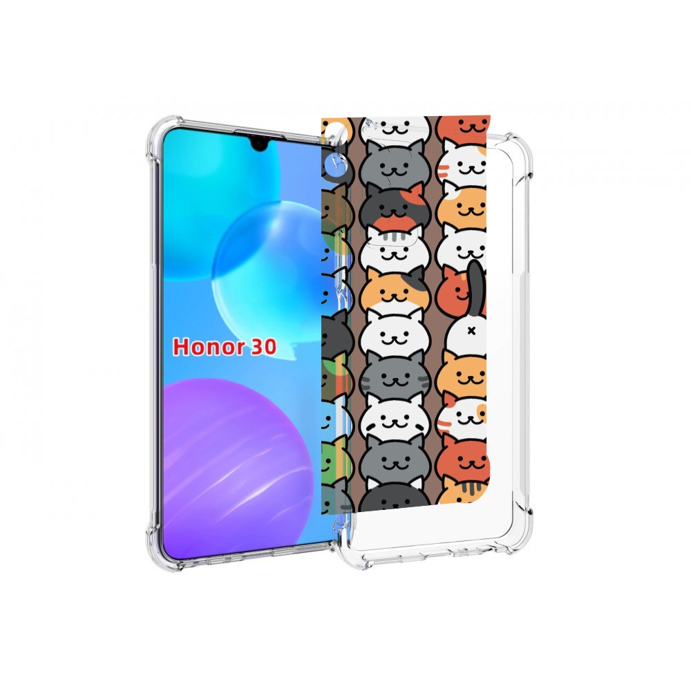 

Чехол MyPads Найди-кота для Huawei Honor 30 Lite, Tocco