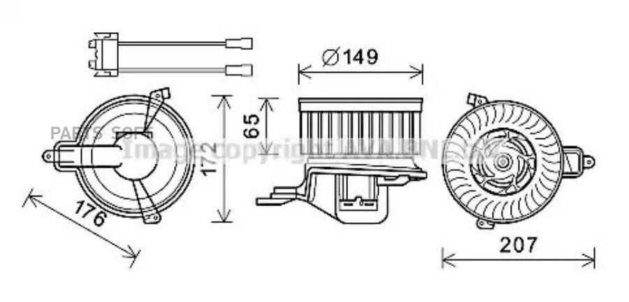 

AVA Мотор печки AVA CN8511