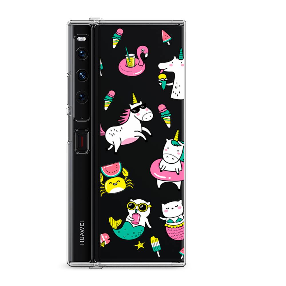 

Силиконовый чехол "На отдыхе" на Huawei Mate Xs 2 / Хуавеи Мате Xs 2