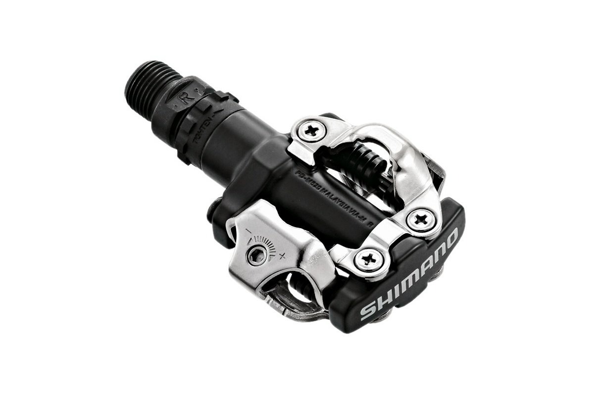 

Педали контактные МТБ Shimano Pedal PD-M520 / SPD / Шипы SM-SH51 / Черный