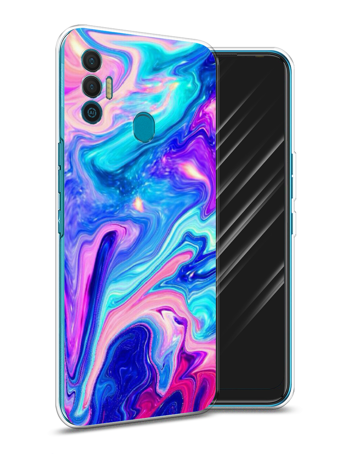

Чехол Awog на Google Pixel 7 "Потеки краски", Разноцветный