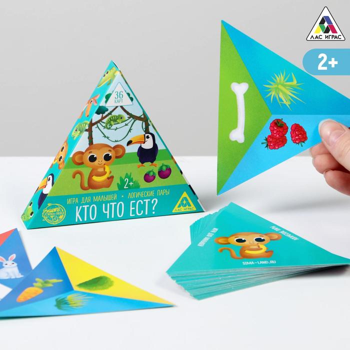 

Игра для малышей «Логические пары. Кто что ест», 2+