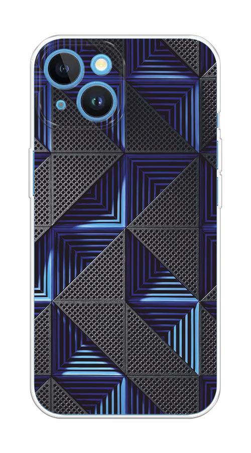 

Чехол на Apple iPhone 15 "IBM", Серый;синий, 15550-1