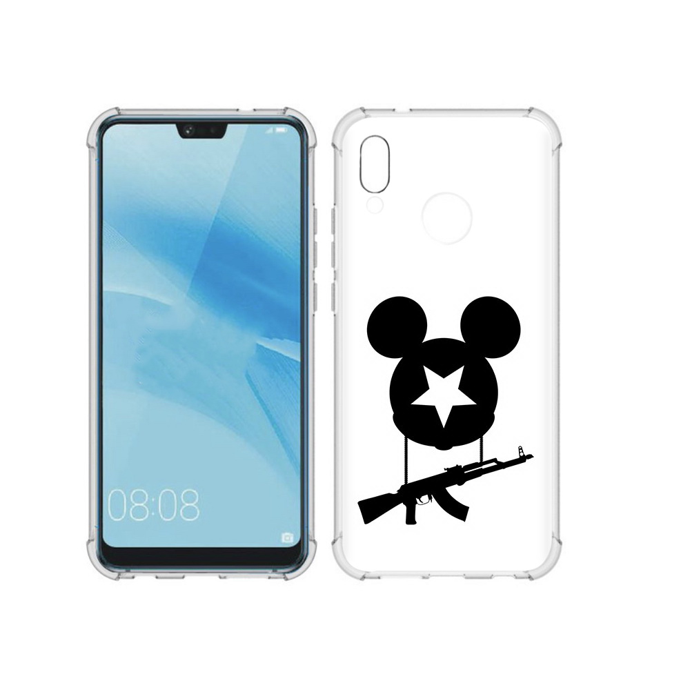 

Чехол MyPads Tocco для Huawei P20 Lite АК Микки (PT130405.51.26), Прозрачный, Tocco