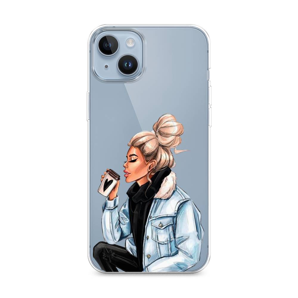 

Чехол Awog на Apple iPhone 14 Plus / Айфон 14 Плюс "Cute girl", Разноцветный, 15350-7