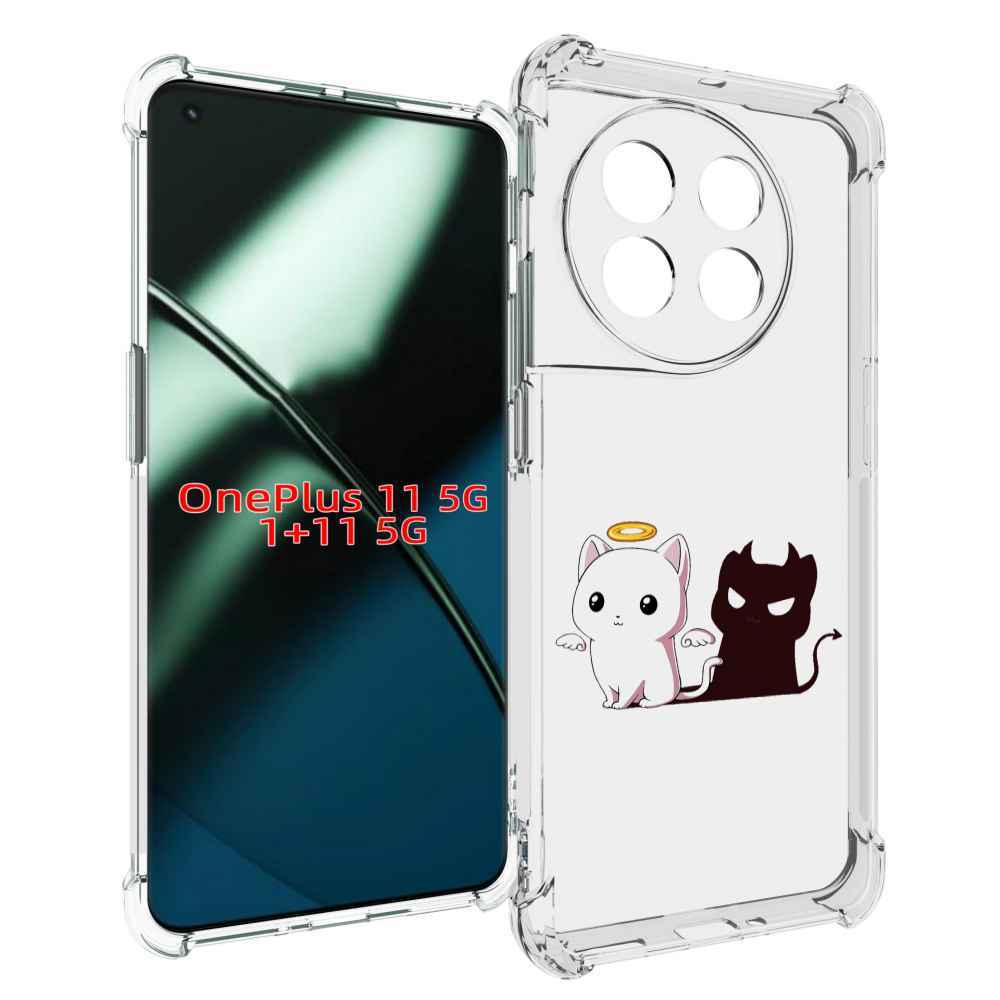 

Чехол MyPads котик-с-злой-тенью для OnePlus 11, Прозрачный, Tocco