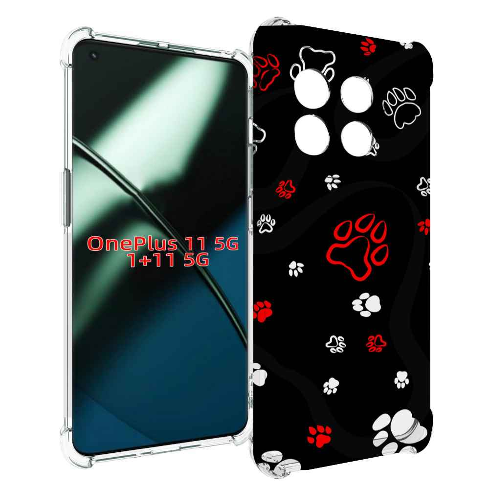 

Чехол MyPads кошачьи-лапки для OnePlus 11, Прозрачный, Tocco