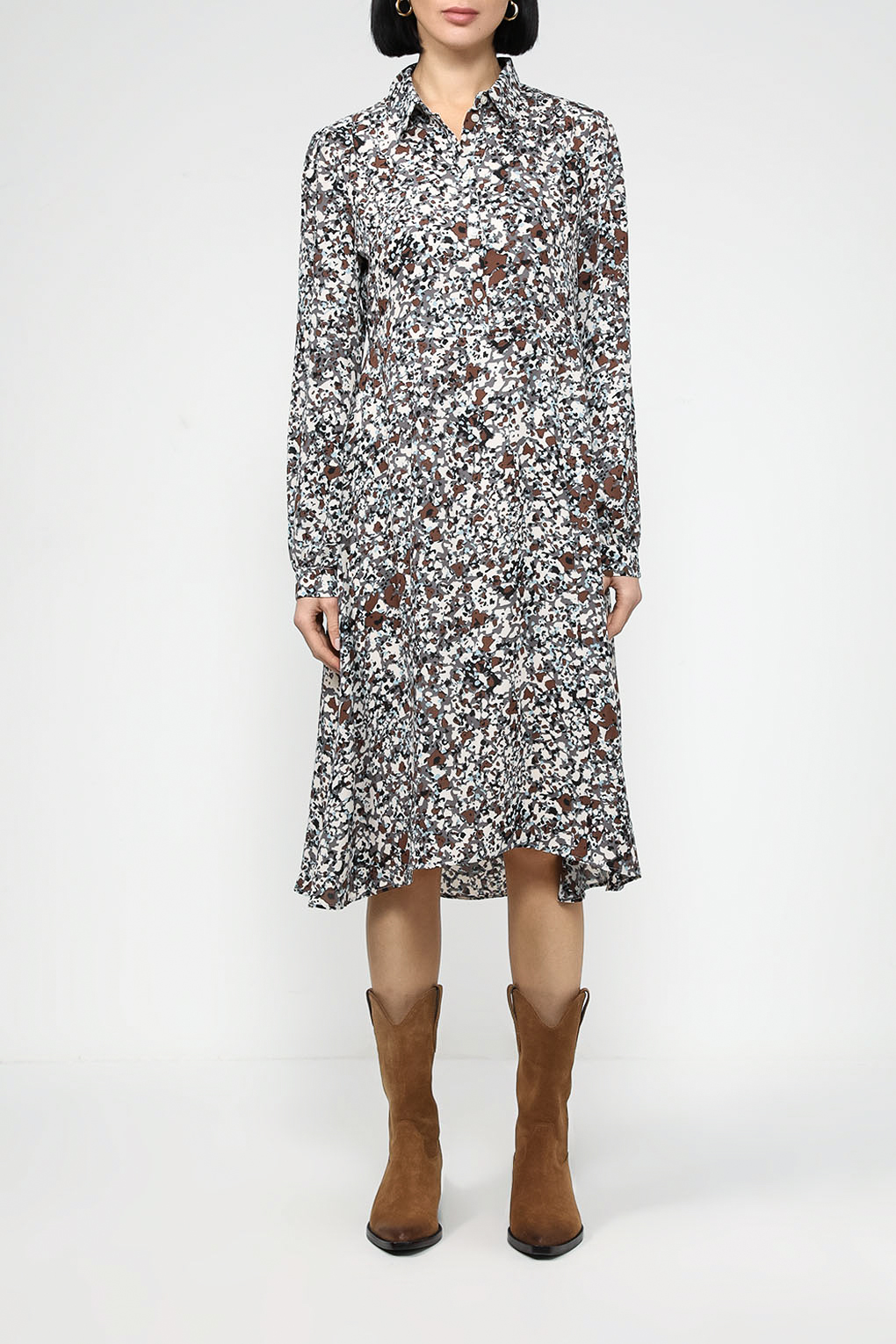 

Платье женское Esprit Collection 093EO1E315 коричневое 38, Коричневый, 093EO1E315