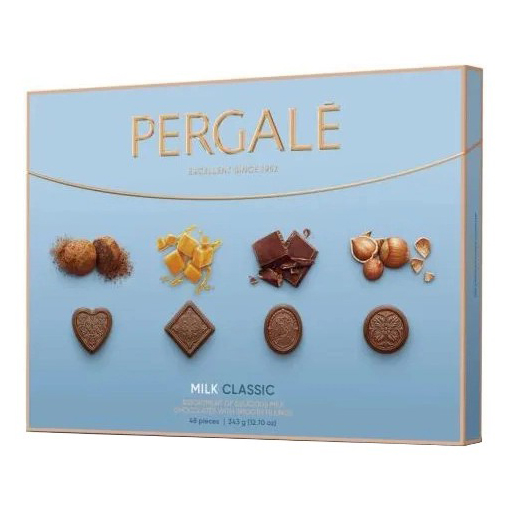 

Конфеты Pergale Milk молочный шоколад 343 г
