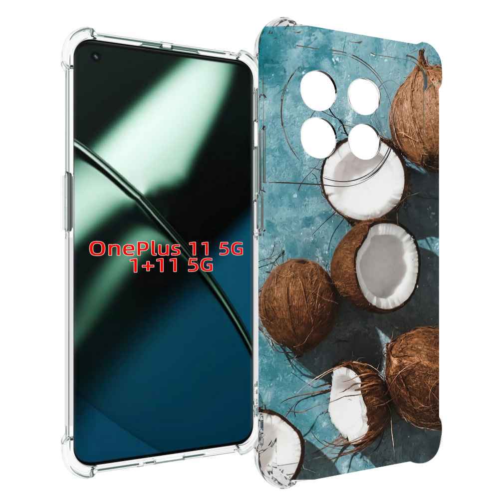 

Чехол MyPads красивые-кокосы для OnePlus 11, Прозрачный, Tocco