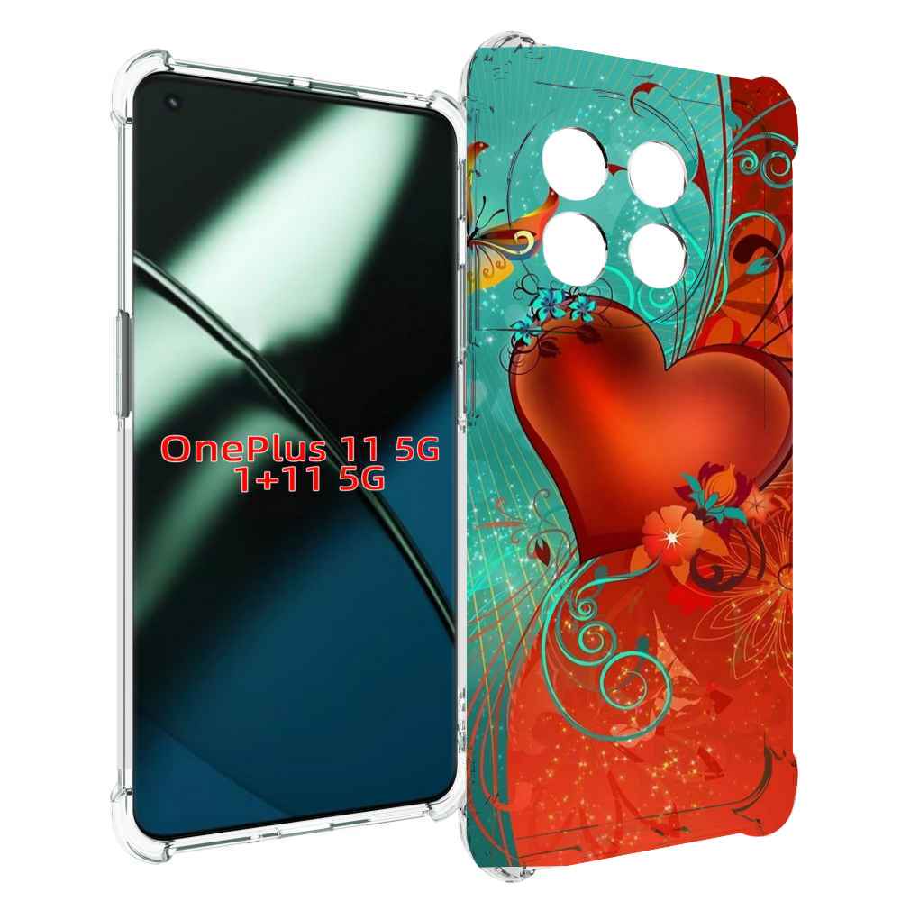 

Чехол MyPads красивые-яркие-сердечки для OnePlus 11, Прозрачный, Tocco