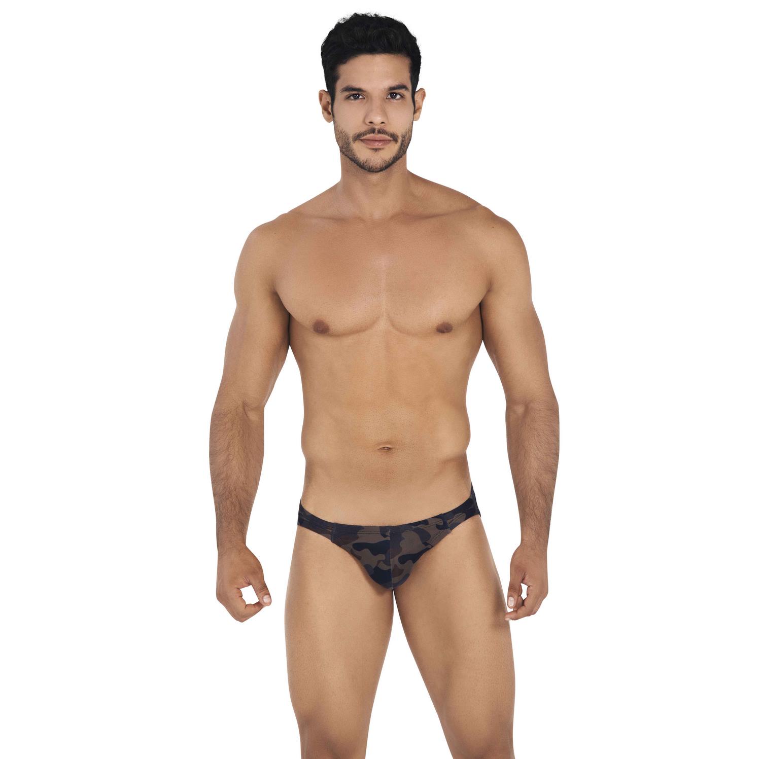 

Мужские трусы слипы черные камуфляжные Clever HONESTY BRIEF 039711 XL, 0397