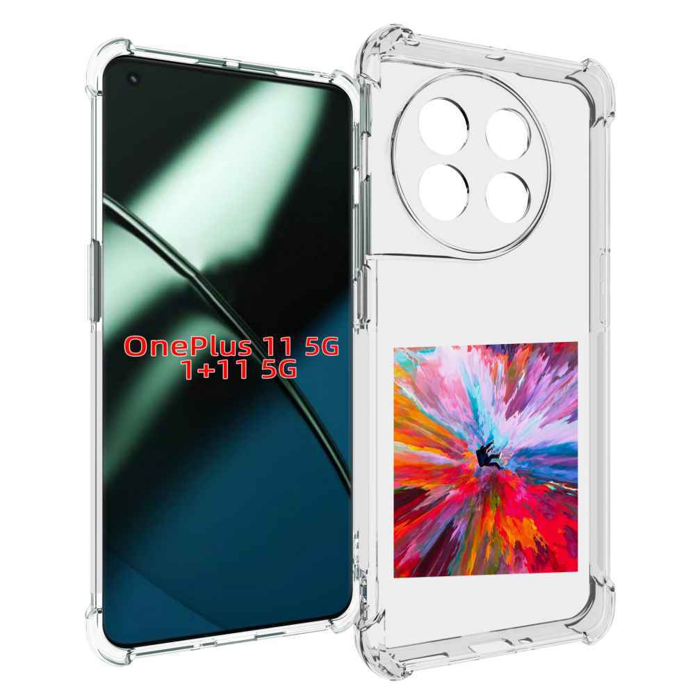 

Чехол MyPads красочный астранавт для OnePlus 11, Прозрачный, Tocco