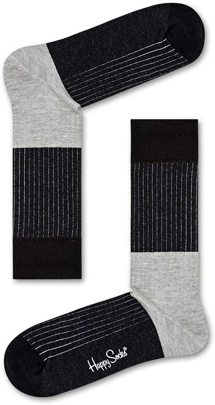 фото Носки унисекс happy socks blr01 черные; серые 41