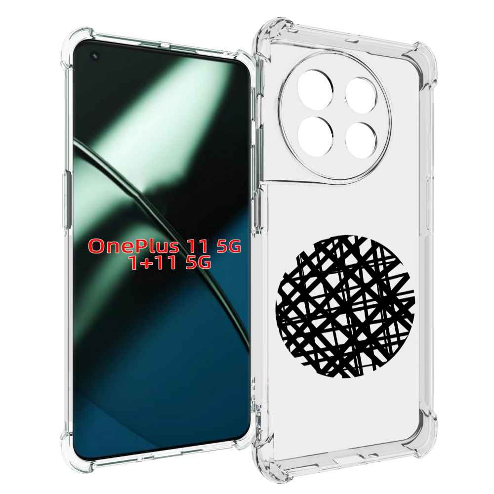

Чехол MyPads круглая-абстракция для OnePlus 11, Прозрачный, Tocco