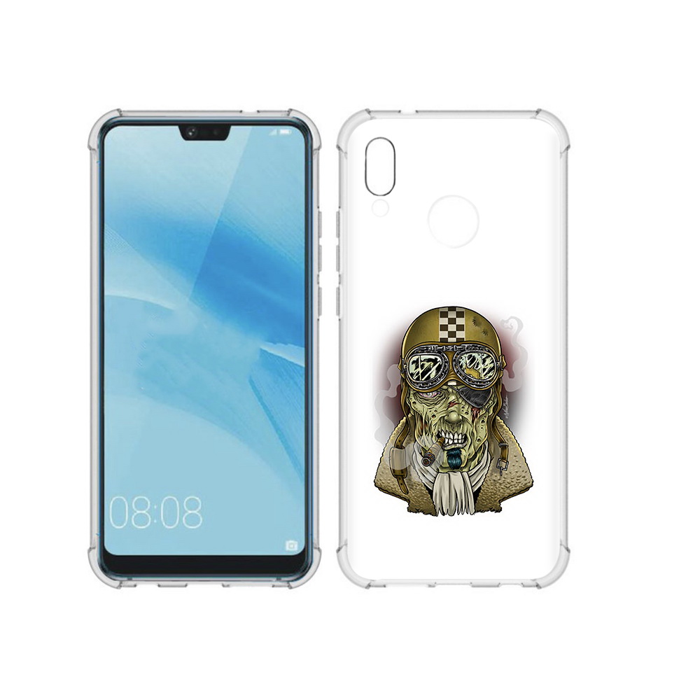 

Чехол MyPads Tocco для Huawei P20 Lite военный зомби (PT130405.51.264), Прозрачный, Tocco