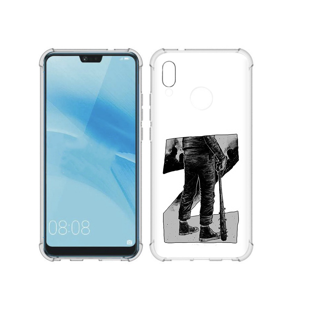 

Чехол MyPads Tocco для Huawei P20 Lite воин черно белый (PT130405.51.265), Tocco