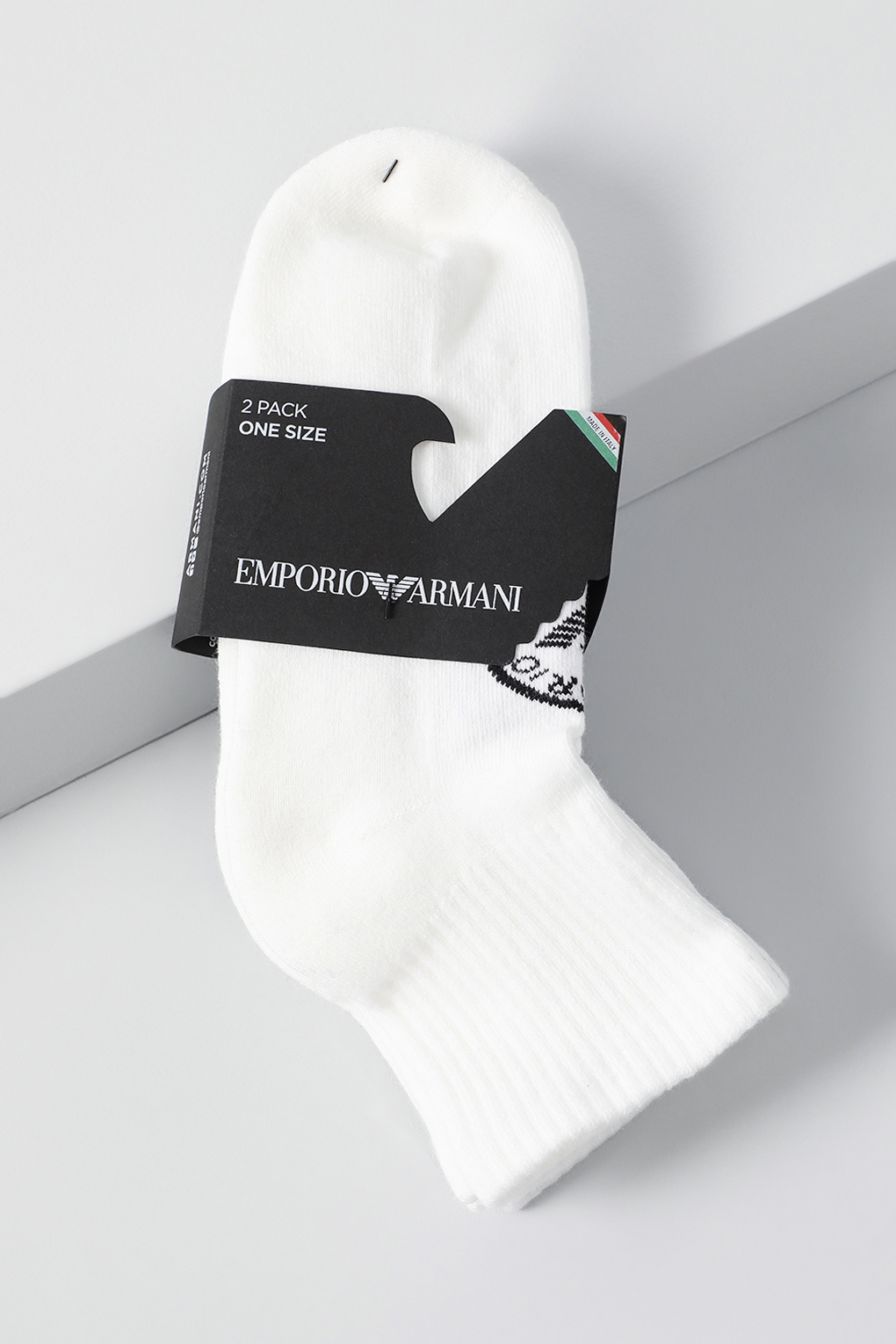 

Комплект носков мужских Emporio Armani 303222 3F300 белых, Белый, 303222 3F300