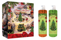 Подарочный набор Liss Kroully: гель для душа, 260 мл + пена для ванн с запахом апельсина, organell детский набор гель для душа пена для ванн и шампунь черничный смузи и капкейк