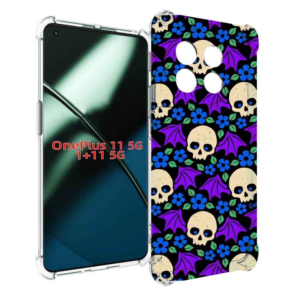 

Чехол MyPads крылатые черепа для OnePlus 11, Прозрачный, Tocco