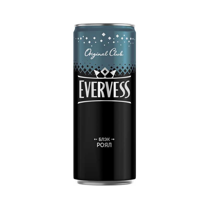 

Газированный напиток Evervess Black Royal тоник 0,33 л