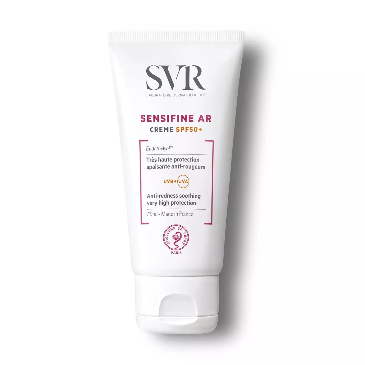Крем для лица SVR Sensifine AR SPF50+, для чувствительной и проблемной кожи, 40 мл