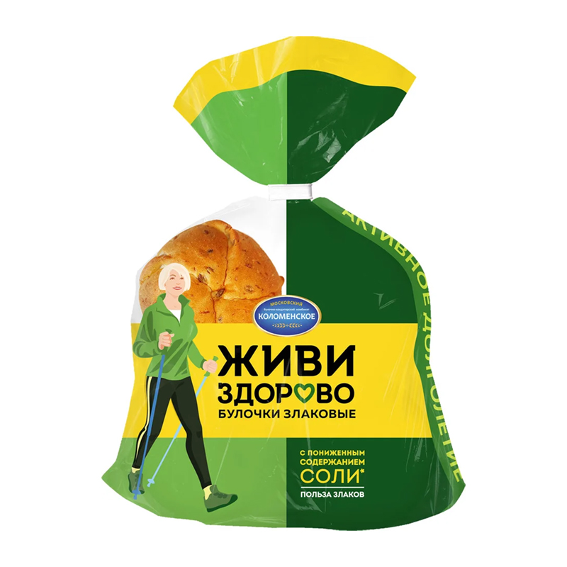 

Булочки Живи Здорово Злаковые дрожжевые 200 г