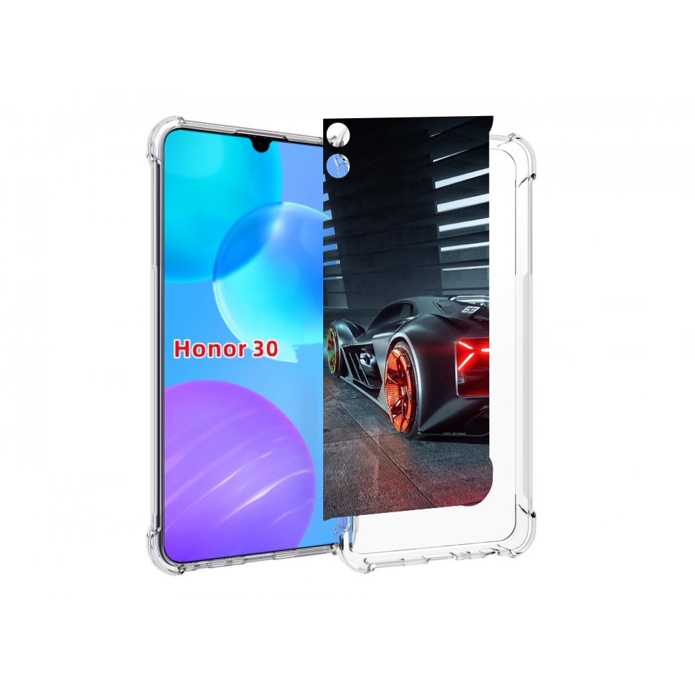 

Чехол MyPads Ночной-город мужской для Huawei Honor 30 Lite, Tocco