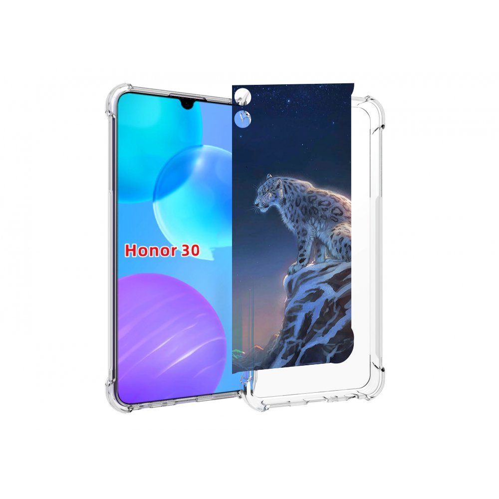 

Чехол MyPads Одинокий-Барс для Huawei Honor 30 Lite, Tocco