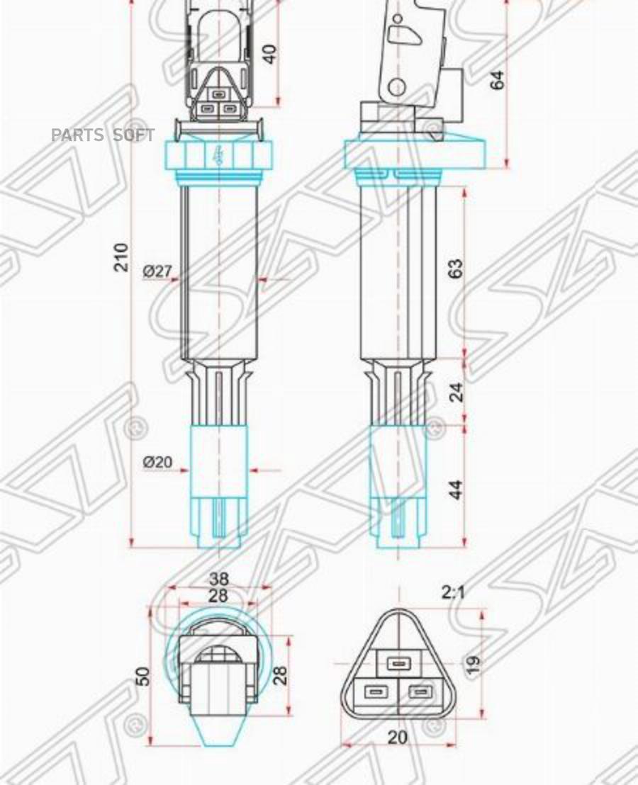 

Катушка зажигания bmw e81/e46/e90/e39/e60/e64/e61/e63/e65/e53/e70/e83/e85/e86