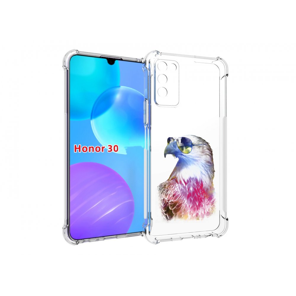 

Чехол MyPads Орел в очках для Huawei Honor 30 Lite, Tocco