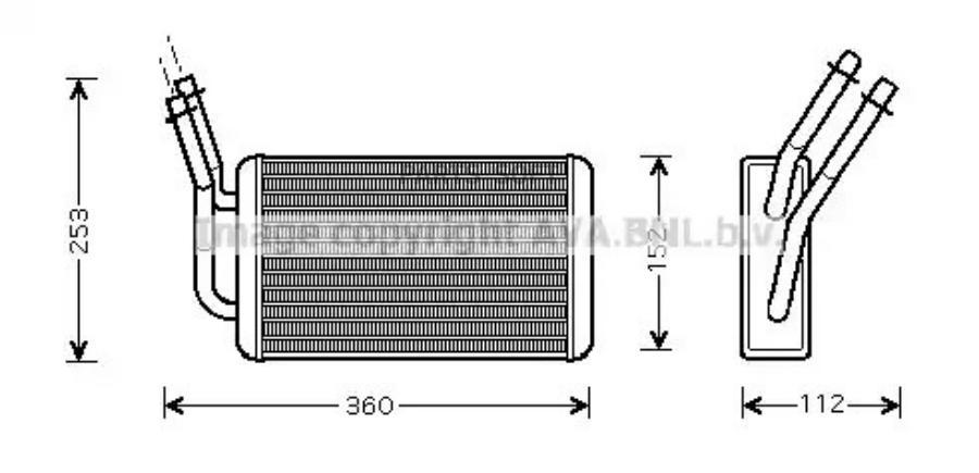 

AVA Радиатор печки AVA FD6316