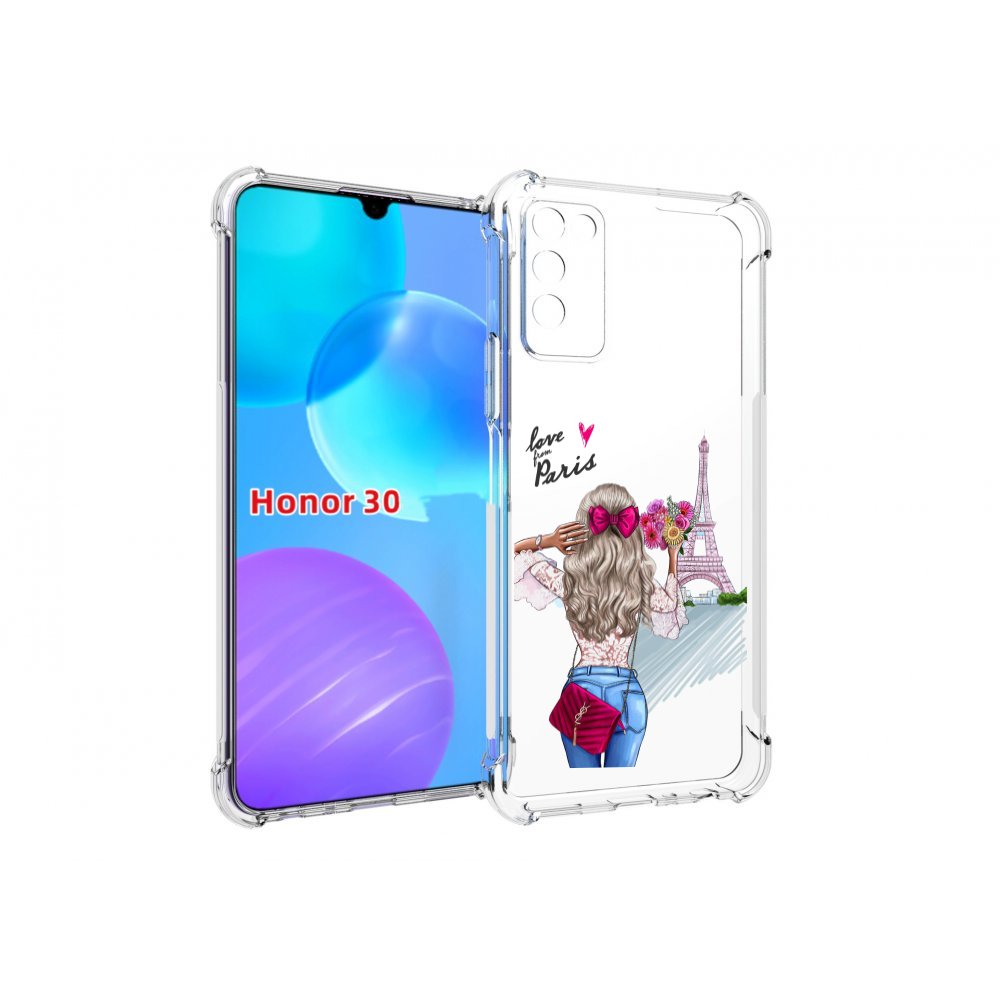 

Чехол MyPads Парижанка женский для Huawei Honor 30 Lite, Tocco