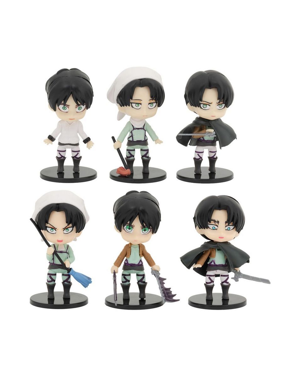 

Набор фигурок NoBrand Attack On Titan: Levi Ackerman; Eren Yeager