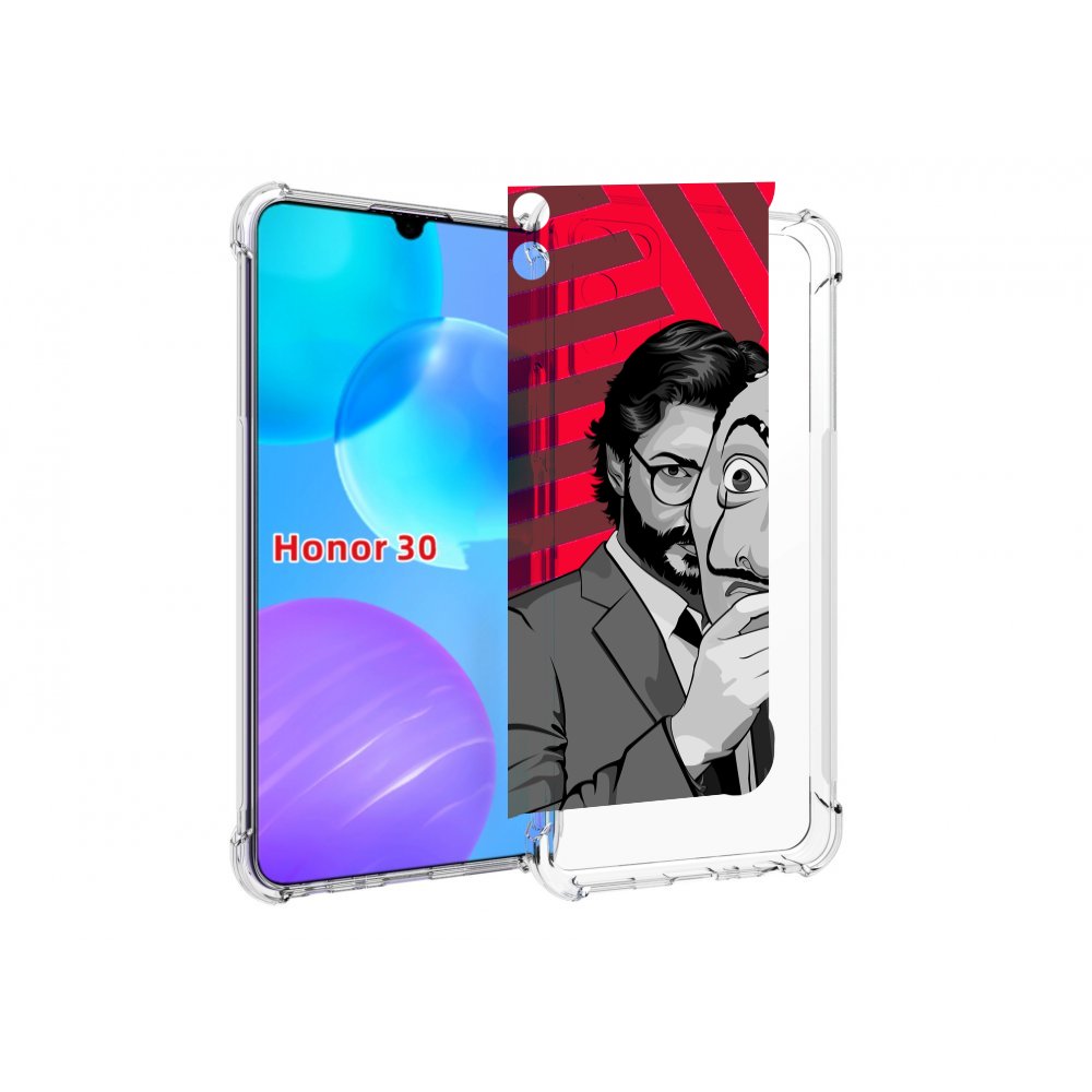 

Чехол MyPads Профессор-бумажый-дом для Huawei Honor 30 Lite, Tocco