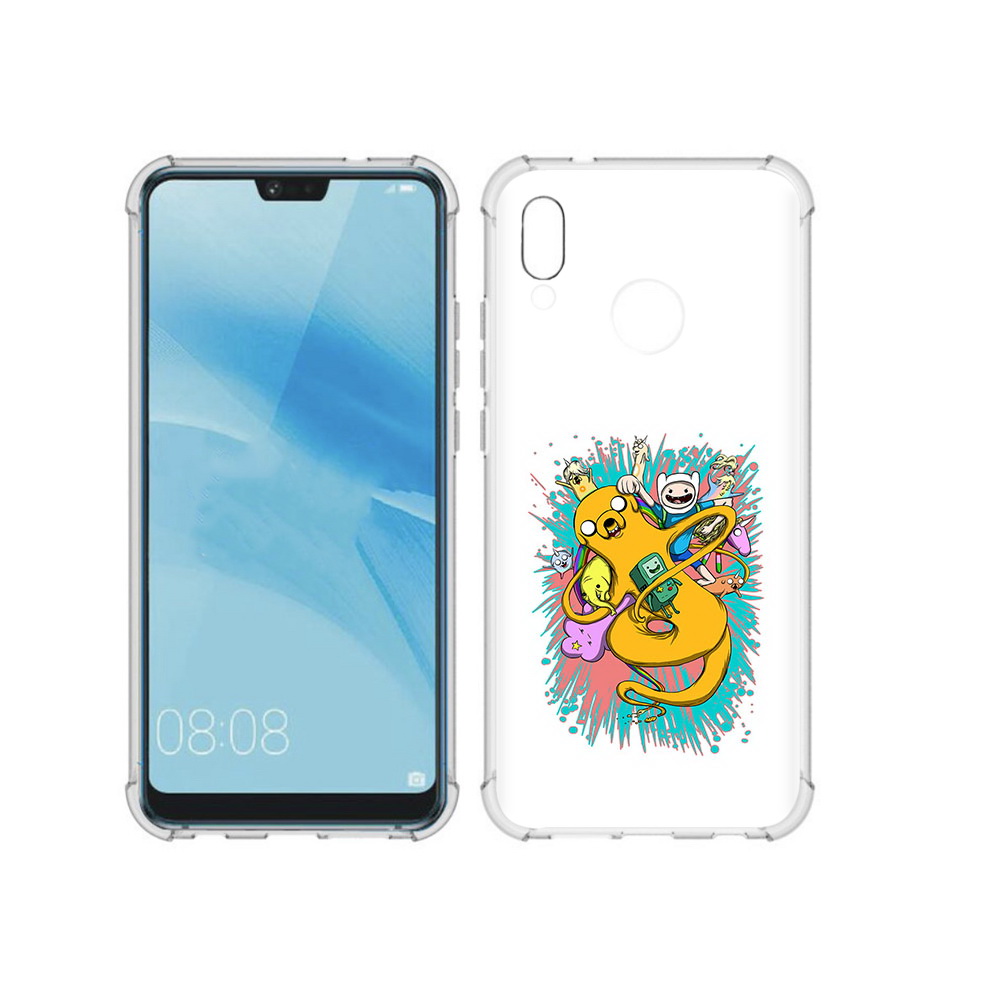 

Чехол MyPads Tocco для Huawei P20 Lite время приключений рисунок (PT130405.51.276), Прозрачный, Tocco