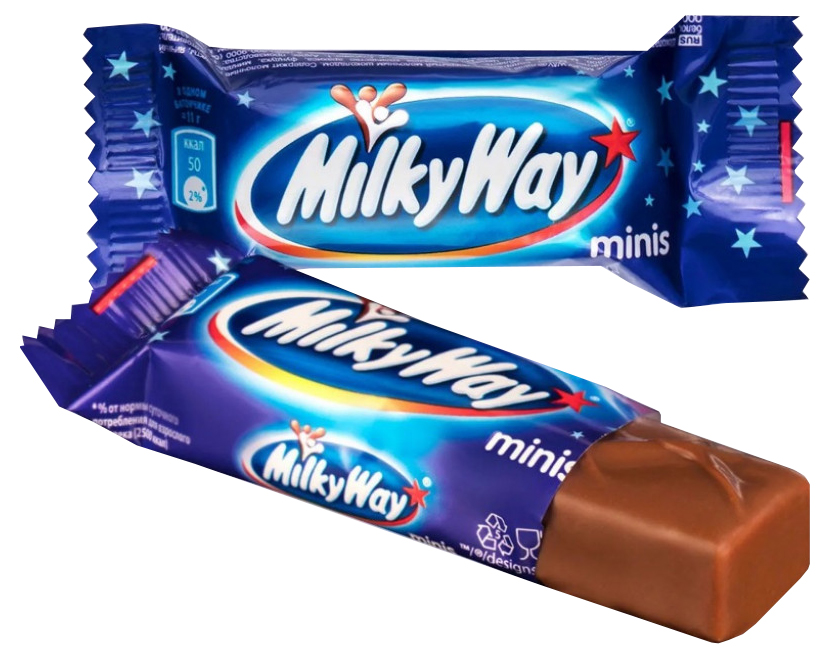 фото Батончики milky way минис молочные