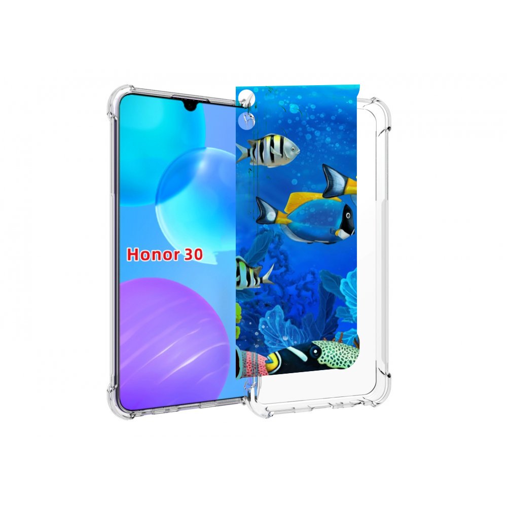 

Чехол MyPads Рыбки для Huawei Honor 30 Lite, Tocco