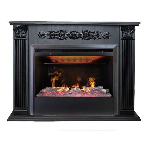 

Электрокамин RealFlame Milton 25,5/26 DN с очагом 3D Helios 26 SBG