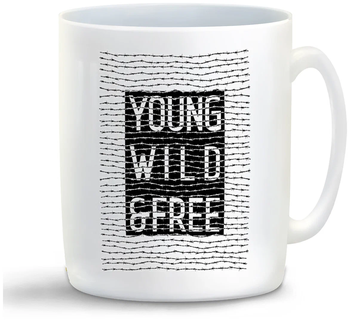 

Кружка CoolPodarok Young wild and free
