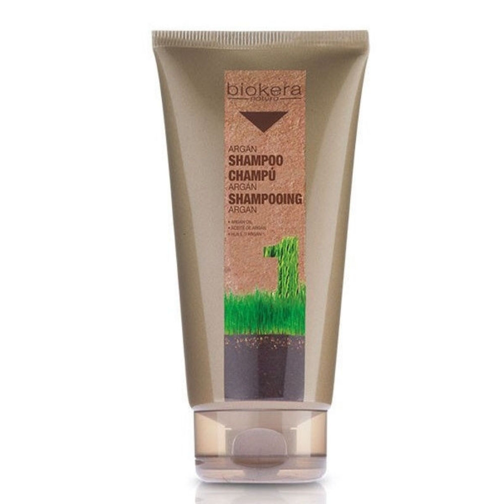 фото Шампунь с аргановым маслом для волос / biokera argan 50 мл salerm cosmetics