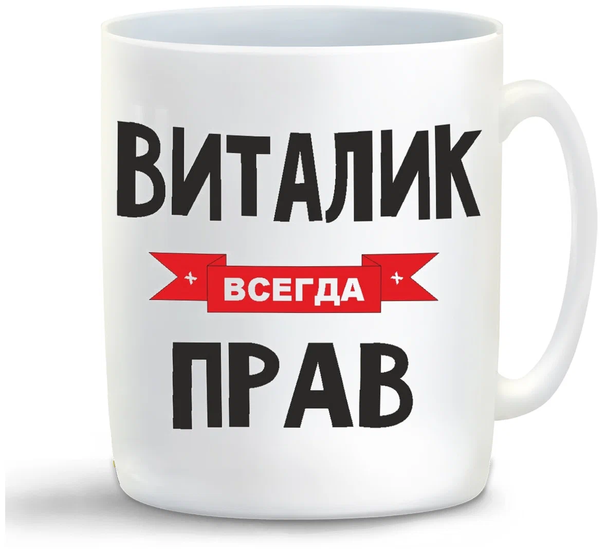 фото Кружка coolpodarok виталик всегда прав