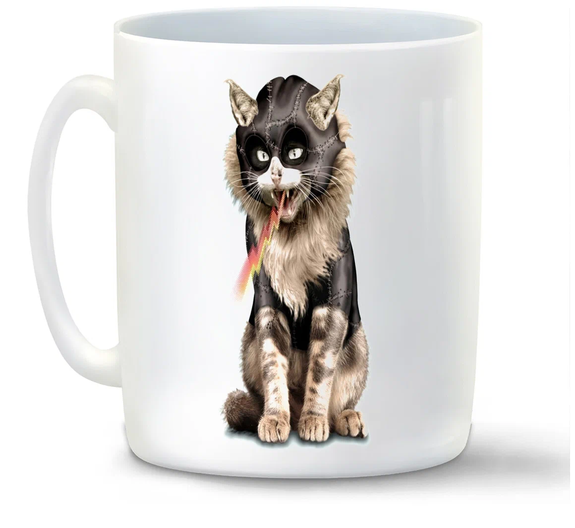 

Кружка CoolPodarok Графика Кошкамолния