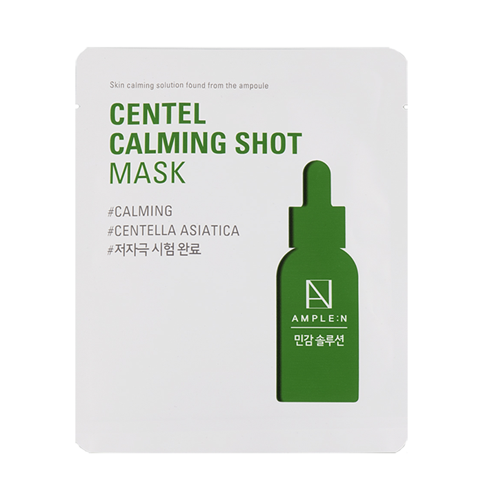 Маска успокаивающая со стволовыми клетками центеллы / Centel Calming Shot Mask 25 мл маска для лица a pieu fresh mate mask sleeping tea tree calming 50 мл