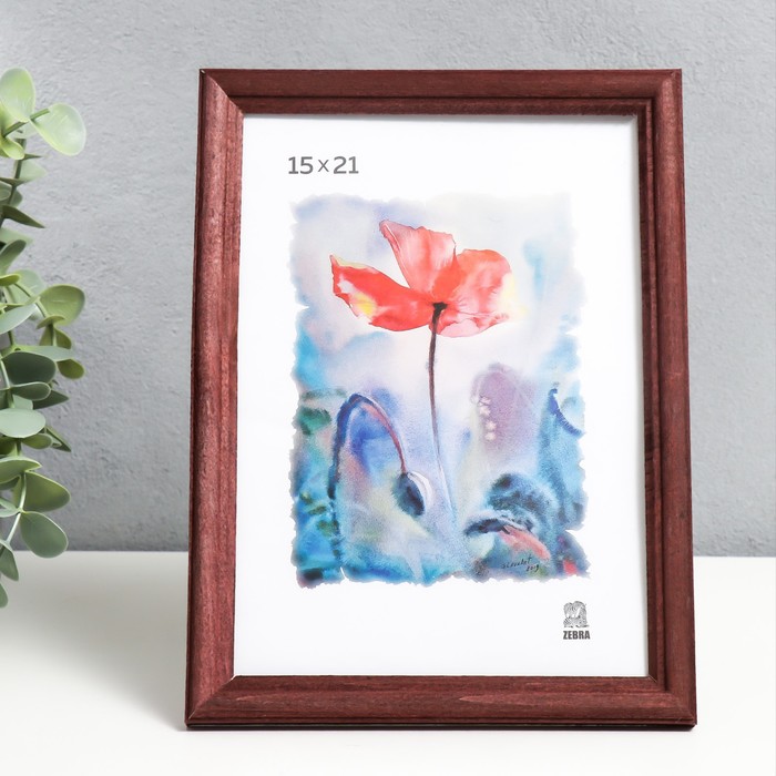 фото Фоторамка 15х21 см (1702) дерево zebra